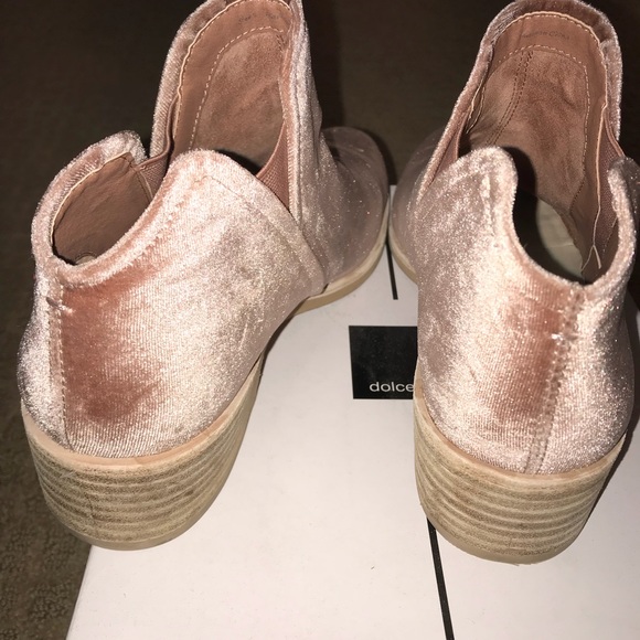 Dolce Vita Rose Velvet Bootie sz 9 - Picture 4 of 6